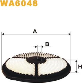 WIX Filters WA6048 - Ilmansuodatin inparts.fi