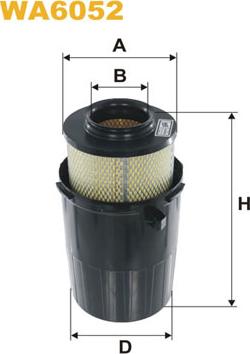 WIX Filters WA6052 - Ilmansuodatin inparts.fi