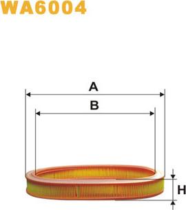 WIX Filters WA6004 - Ilmansuodatin inparts.fi