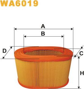 WIX Filters WA6019 - Ilmansuodatin inparts.fi