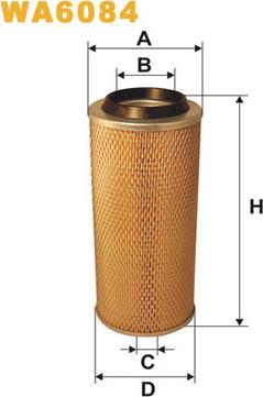 WIX Filters WA6084 - Ilmansuodatin inparts.fi