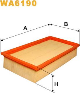 WIX Filters WA6190 - Ilmansuodatin inparts.fi