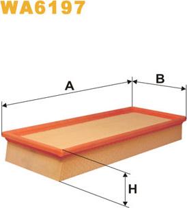 WIX Filters WA6197 - Ilmansuodatin inparts.fi