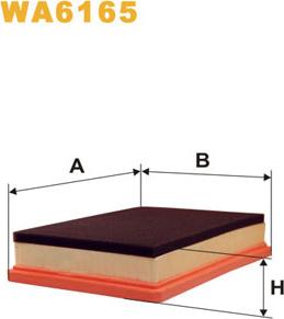 WIX Filters WA6165 - Ilmansuodatin inparts.fi