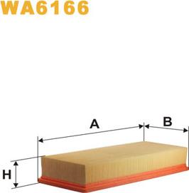 WIX Filters WA6166 - Ilmansuodatin inparts.fi