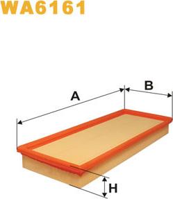 WIX Filters WA6161 - Ilmansuodatin inparts.fi