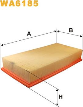 WIX Filters WA6185 - Ilmansuodatin inparts.fi