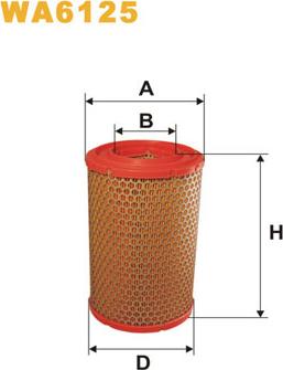 WIX Filters WA6125 - Ilmansuodatin inparts.fi