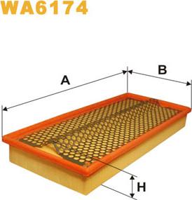 WIX Filters WA6174 - Ilmansuodatin inparts.fi