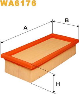 WIX Filters WA6176 - Ilmansuodatin inparts.fi
