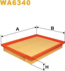 WIX Filters WA6340 - Ilmansuodatin inparts.fi