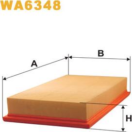 WIX Filters WA6348 - Ilmansuodatin inparts.fi