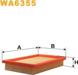 WIX Filters WA6355 - Ilmansuodatin inparts.fi