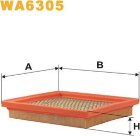 WIX Filters WA6305 - Ilmansuodatin inparts.fi