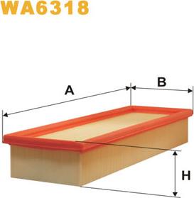 WIX Filters WA6318 - Ilmansuodatin inparts.fi