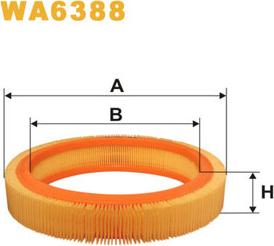 WIX Filters WA6388 - Ilmansuodatin inparts.fi