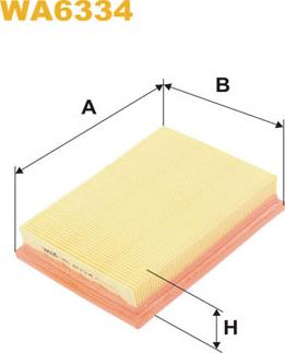 WIX Filters WA6334 - Ilmansuodatin inparts.fi