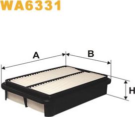 WIX Filters WA6331 - Ilmansuodatin inparts.fi