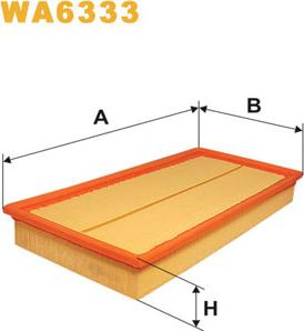 WIX Filters WA6333 - Ilmansuodatin inparts.fi