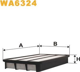 WIX Filters WA6324 - Ilmansuodatin inparts.fi