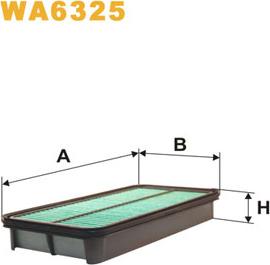 WIX Filters WA6325 - Ilmansuodatin inparts.fi