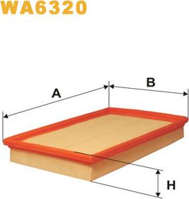 WIX Filters WA6320 - Ilmansuodatin inparts.fi