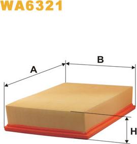 WIX Filters WA6321 - Ilmansuodatin inparts.fi