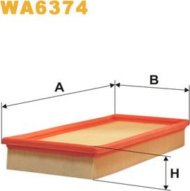 WIX Filters WA6374 - Ilmansuodatin inparts.fi