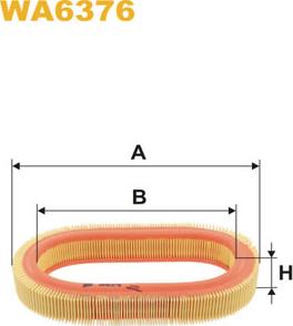 WIX Filters WA6376 - Ilmansuodatin inparts.fi