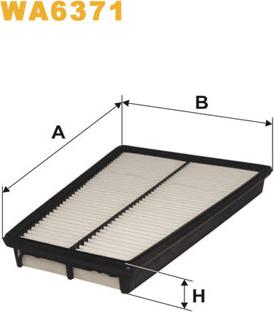 WIX Filters WA6371 - Ilmansuodatin inparts.fi