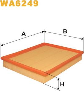 WIX Filters WA6249 - Ilmansuodatin inparts.fi