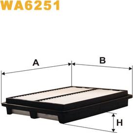 WIX Filters WA6251 - Ilmansuodatin inparts.fi