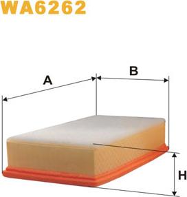 WIX Filters WA6262 - Ilmansuodatin inparts.fi