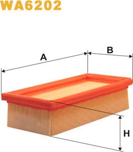 WIX Filters WA6202 - Ilmansuodatin inparts.fi