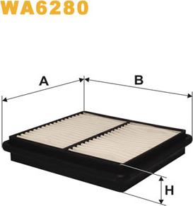 WIX Filters WA6280 - Ilmansuodatin inparts.fi