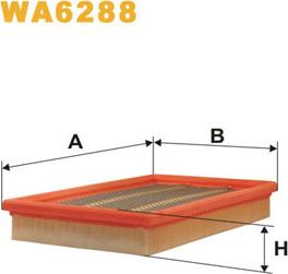 WIX Filters WA6288 - Ilmansuodatin inparts.fi