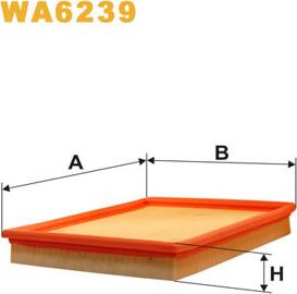 WIX Filters WA6239 - Ilmansuodatin inparts.fi