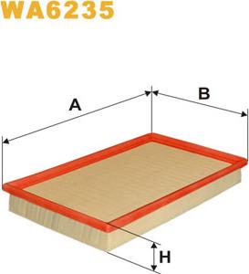 WIX Filters WA6235 - Ilmansuodatin inparts.fi