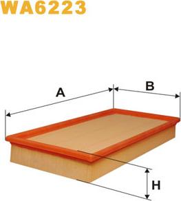 WIX Filters WA6223 - Ilmansuodatin inparts.fi