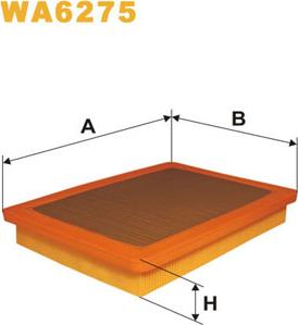 WIX Filters WA6275 - Ilmansuodatin inparts.fi