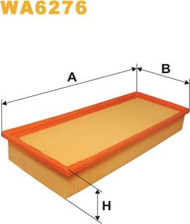 WIX Filters WA6276 - Ilmansuodatin inparts.fi