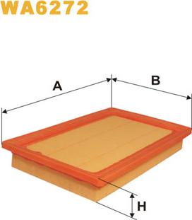 WIX Filters WA6272 - Ilmansuodatin inparts.fi