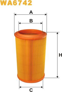 WIX Filters WA6742 - Ilmansuodatin inparts.fi