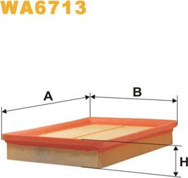 WIX Filters WA6713 - Ilmansuodatin inparts.fi