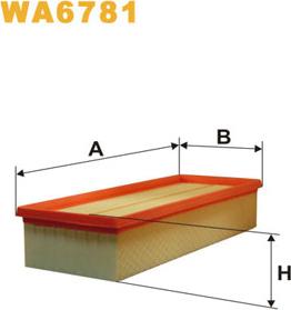 WIX Filters WA6781 - Ilmansuodatin inparts.fi