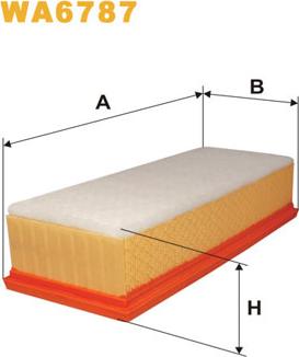 WIX Filters WA6787 - Ilmansuodatin inparts.fi