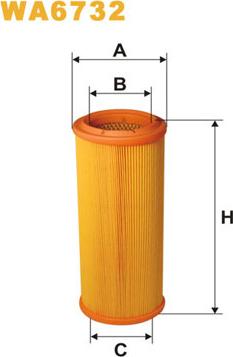 WIX Filters WA6732 - Ilmansuodatin inparts.fi