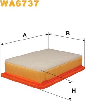 WIX Filters WA6737 - Ilmansuodatin inparts.fi