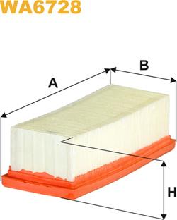 WIX Filters WA6728 - Ilmansuodatin inparts.fi