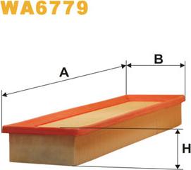 WIX Filters WA6779 - Ilmansuodatin inparts.fi